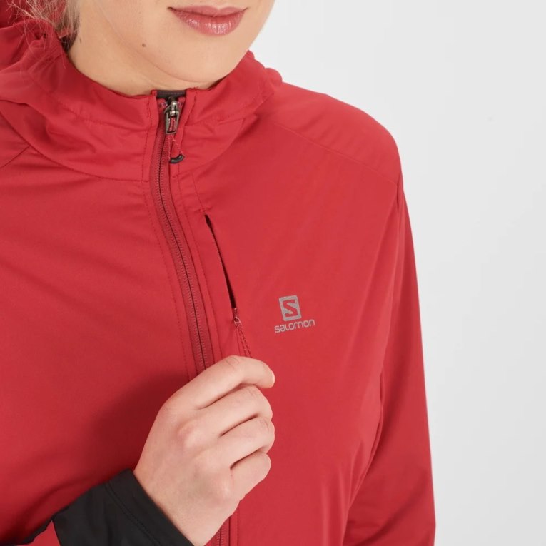 Chaquetas Shell Salomon Light Mujer Rojos | MX NOMJ947